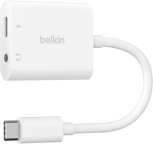 USB-C Audio Adapter - 3.5mm / USB-C Belkin RockStar, Black NPA004btBK