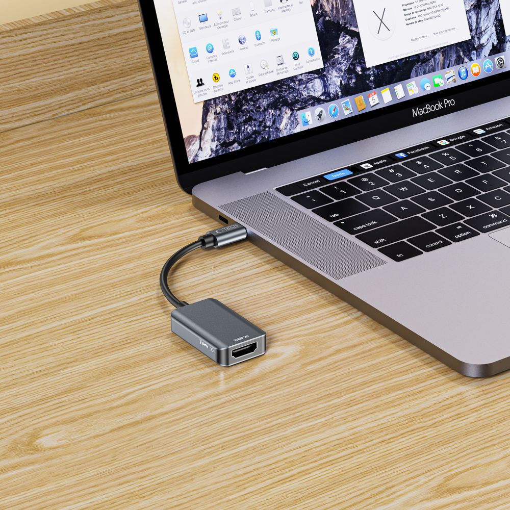 USB-C to HDMI Audio and Video Adapter Tech-Protect Ultraboost, Black