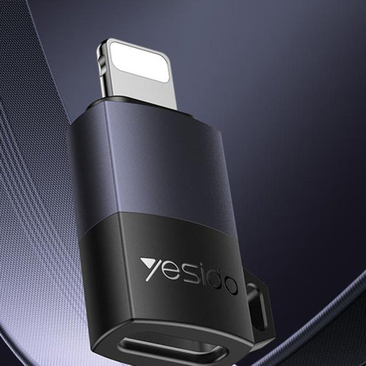USB-C - Lightning Yesido GS27 Data and Charging Adapter, Gray