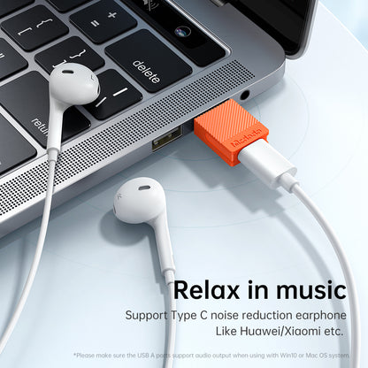 USB-C to USB-A Data and Charging Adapter McDodo OT-6550, Orange