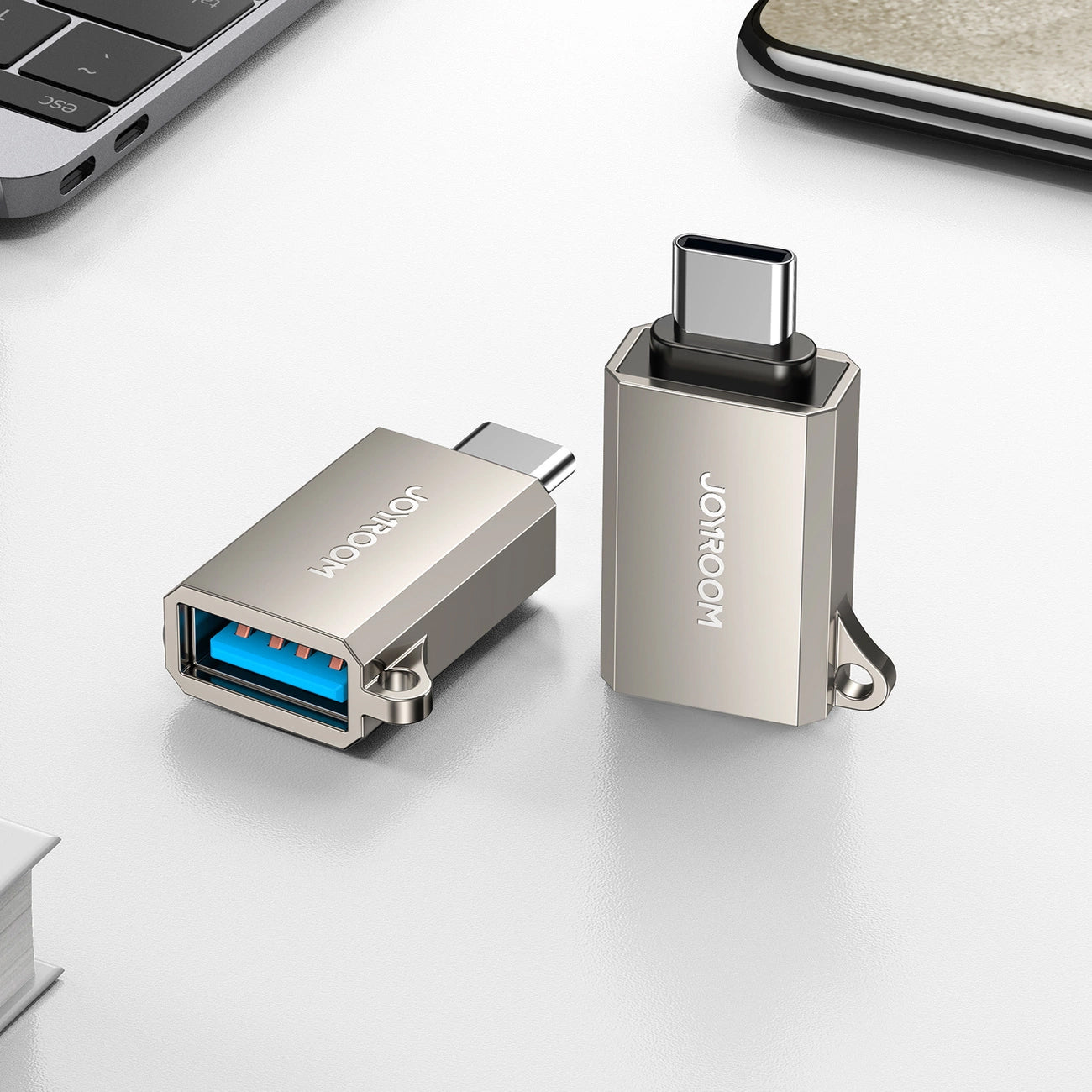 OTG USB-C to USB-A Adapter Joyroom S-H151, Silver