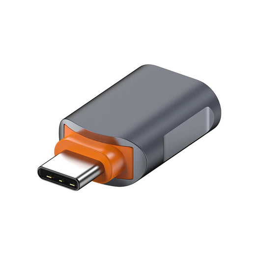 OTG USB-C to USB-A Adapter Techsuit A9 SlateVolt, Gray Orange