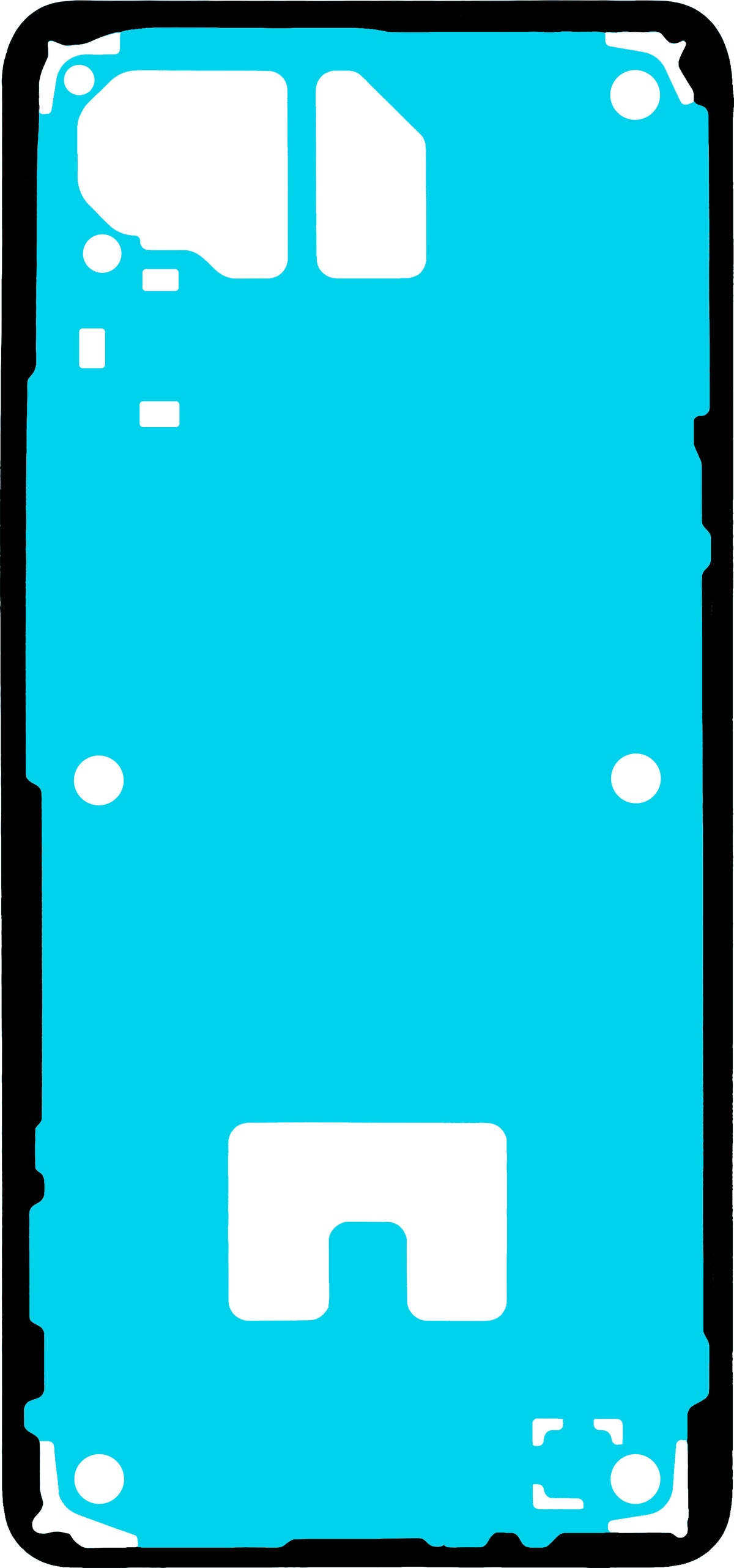 Realme 16 Pro+ Battery Cover Adhesive, Service Pack 612717000972