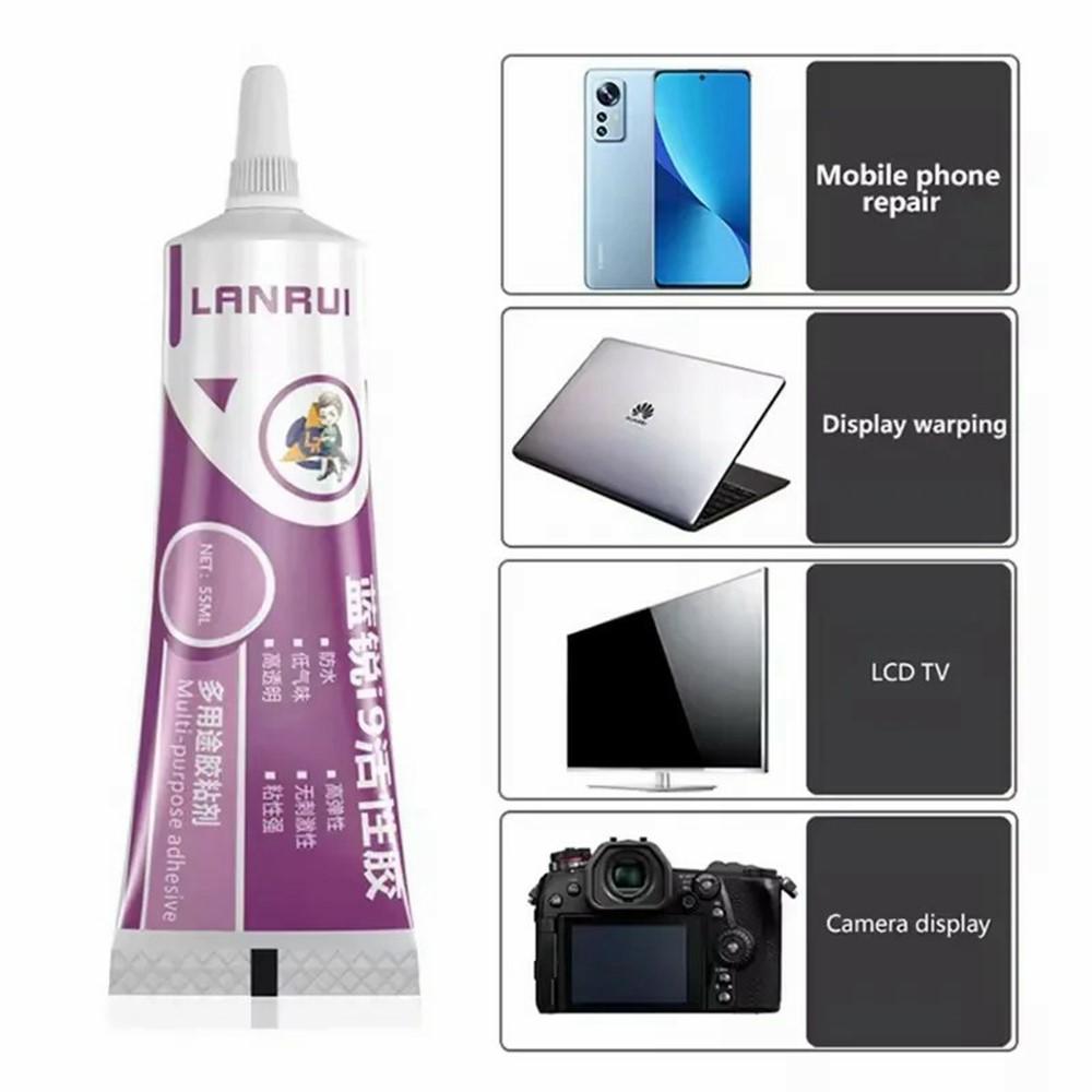 Lanrui I9 Liquid Adhesive, 55ml, Black