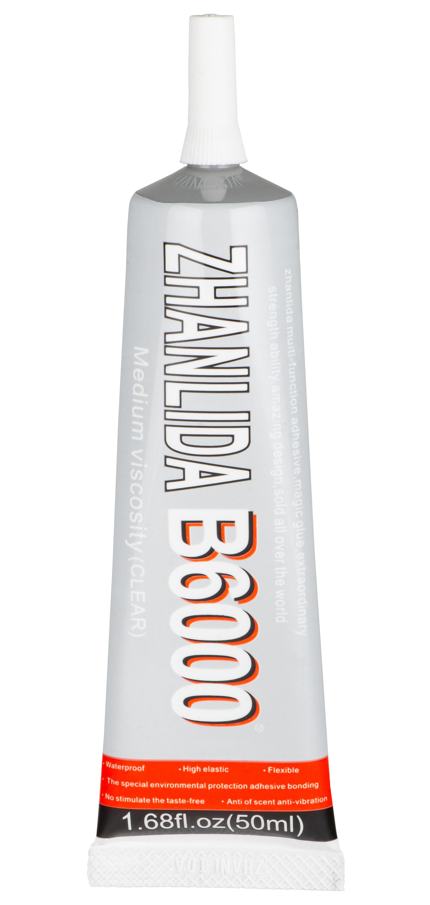 Zhanlida B-6000 Liquid Adhesive, 50ml, Transparent