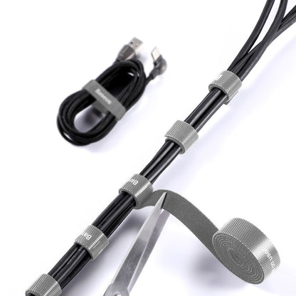 Baseus Circle Cable Organizer, Velcro, 3m, Grey ACMGT-F0G