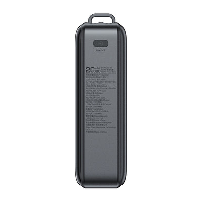 External Battery Acefast M4, 20000mAh, 67W, PD, 1 x USB-A - 2 x USB-C, Black