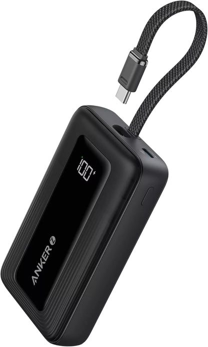 Anker Zolo External Battery, 20000mAh, 30W, QC + PD, 1 x USB-A - 2 x USB-C, Black, Resealed A1689H11