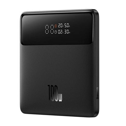 Baseus Blade HD External Battery, 20000mAh, 100W, QC + PD, 2 x USB-A - 2 x USB-C, Black PPBL000301
