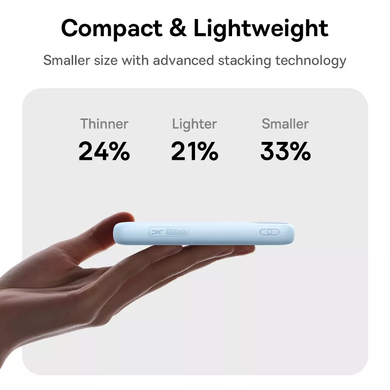 Baseus EnerFill FC11 External Battery, 20000mAh, 22.5W, QC + PD, 1 x Lightning - 1 x USB-A - 2 x USB-C, Beige E0027S05