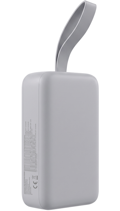 Forever Vibe-TB65 External Battery, 20000mAh, 65W, QC + PD, 2 x USB-A - 2 x USB-C, Gray