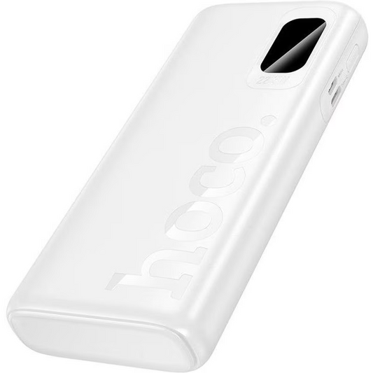 HOCO J158 Pro Runner External Battery, 10000mAh, 22.5W, QC + PD, 1 x USB-C - 2 x USB-A, White
