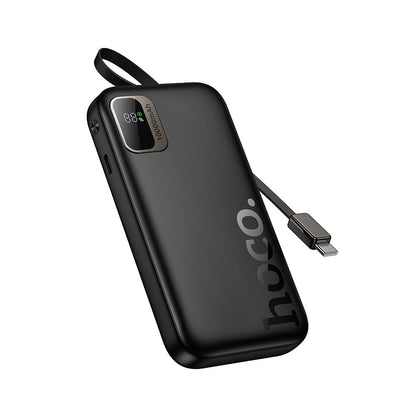 HOCO Q51 External Battery, 10000mAh, 20W, PD, 2 x USB-C, Black