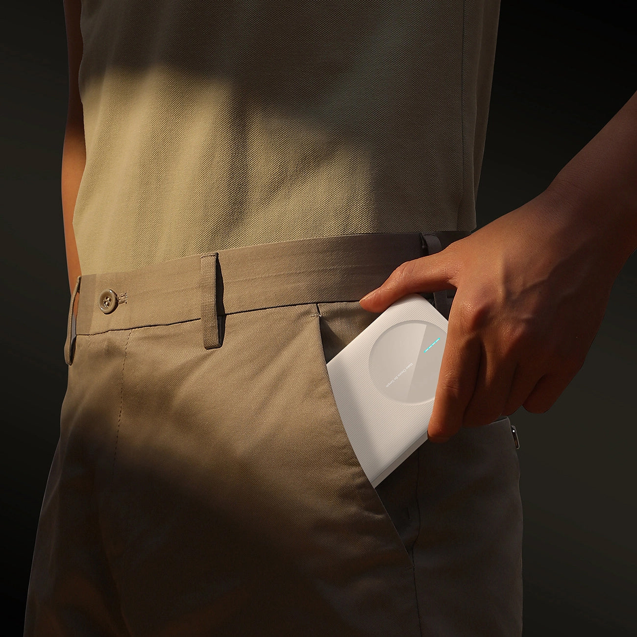 Joyroom JR-PBF12 External Battery, 10000mAh, 12W, 1 x USB-C - 2 x USB-A, White