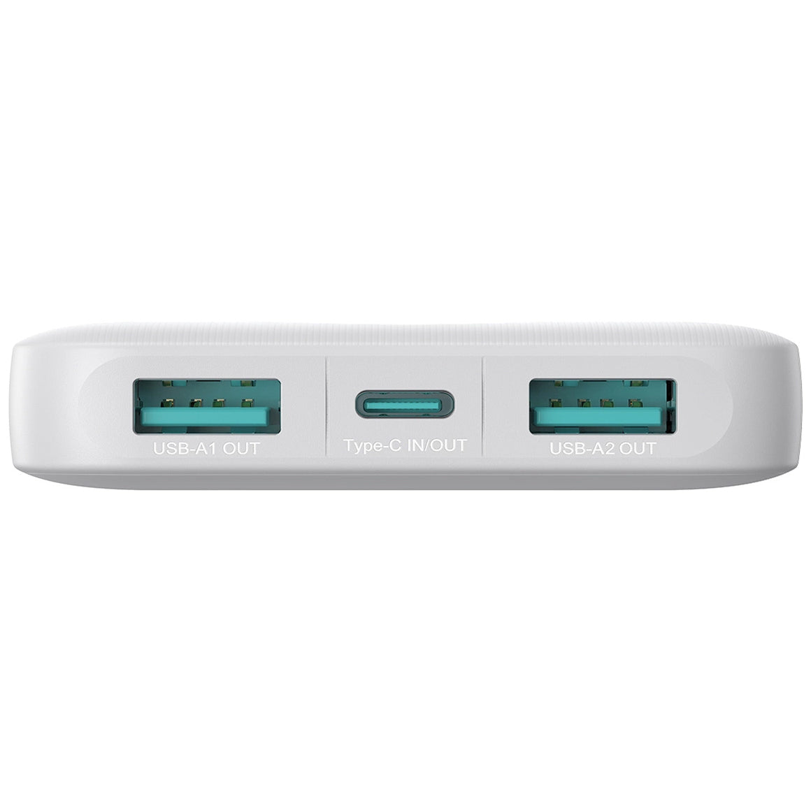 Joyroom JR-PBF12 External Battery, 10000mAh, 12W, 1 x USB-C - 2 x USB-A, White