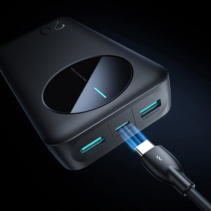 Joyroom JR-PBF14 External Battery, 20000mAh, 12W, 1 x USB-C - 2 x USB-A, Black