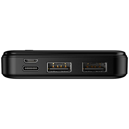 MaXlife MXPB-01 External Battery, 10000mAh, 12W, 2 x USB-A, Black
