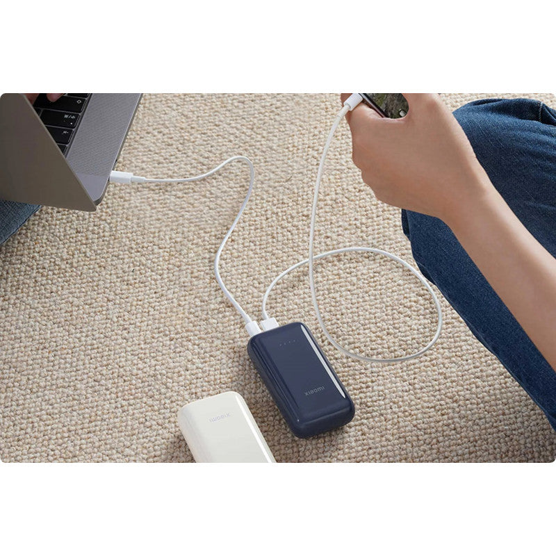 Xiaomi External Battery, 10000mAh, 33W, QC + PD, 1 x USB-A - 1 x USB-C, Navy Blue BHR5785GL