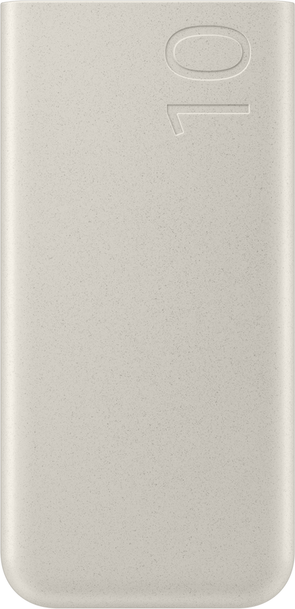 Samsung External Battery, 10000mAh, 25W, PD, 2 x USB-C, Beige EB-P3401XUEGWW