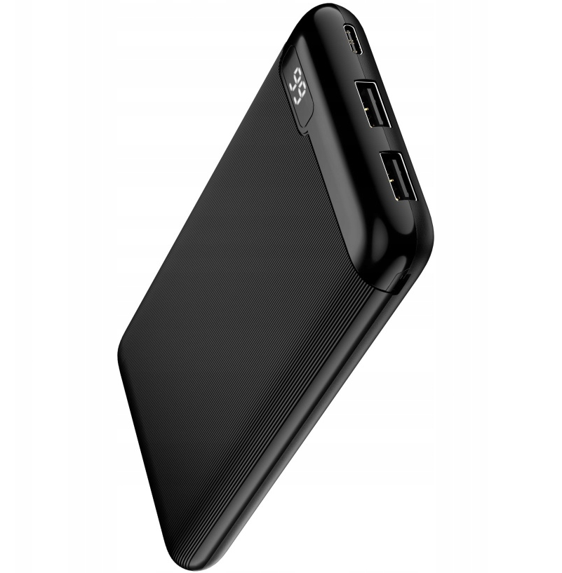 Setty SPBL-10 External Battery, 10000mAh, 10W, 2 x USB-A, Black