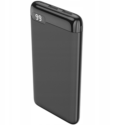 Setty SPBL-10 External Battery, 10000mAh, 10W, 2 x USB-A, Black