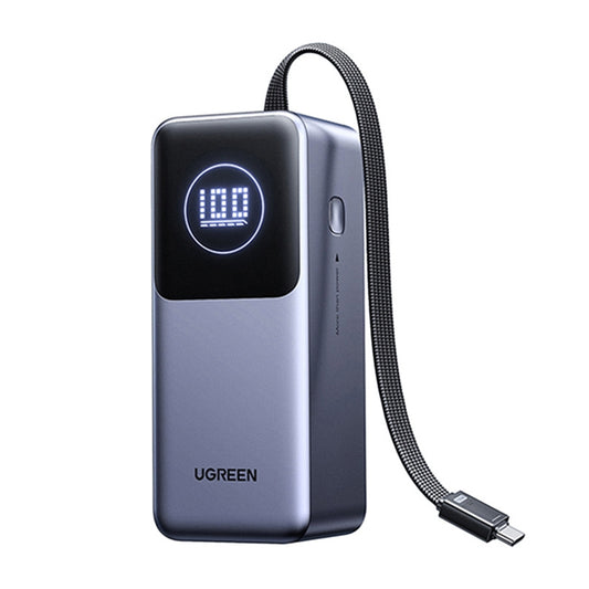 UGREEN PB723 External Battery, 20000mAh, 130W, QC + PD, 1 x USB-A - 2 x USB-C, Grey