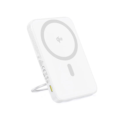 Baseus PicoGo Wireless External Battery, 5000mAh, 20W, PD + FQI, 1 x QI - 1 x USB-C, White P10076800213-01