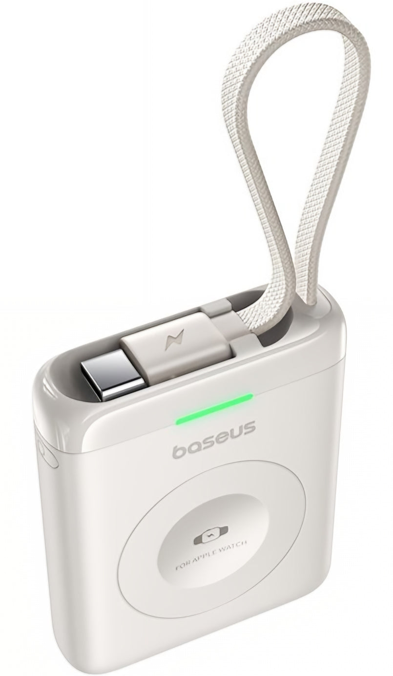 Baseus EnerFill FW11 Wireless External Battery, 1640mAh, 5W, 1 x QI, White E0205302