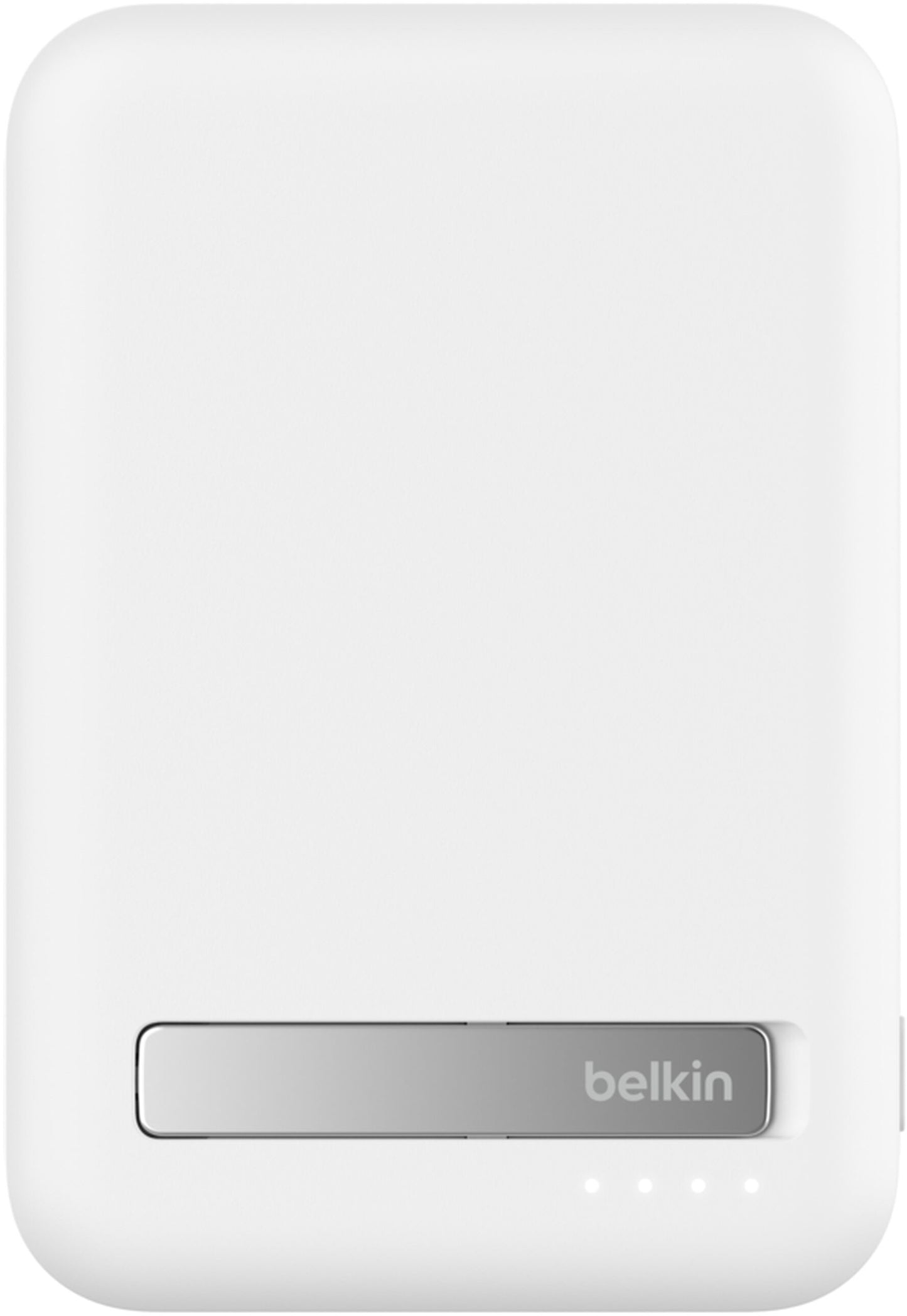 Belkin BoostCharge Pro Wireless External Battery with Kickstand, 8000mAh, 15W, FQI, 1 x QI - 1 x USB-C, White BPD007btWH