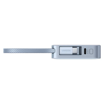 UGREEN MagFlow PB773 Wireless External Battery (65958), 10000mAh, 25W, PD + FQI, 1 x QI - 2 x USB-C, Blue