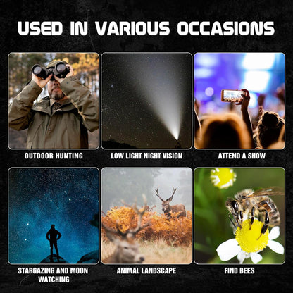 Techsuit BN3 Binoculars, 20x, 50mm, Black