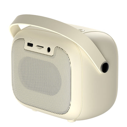 HAVIT SK818BT Portable Bluetooth Speaker Karaoke, 5W, RGB, Waterproof, Beige