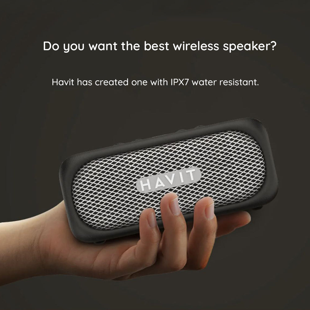 HAVIT SK905BT Bluetooth Speaker, 20W, Waterproof, Beige