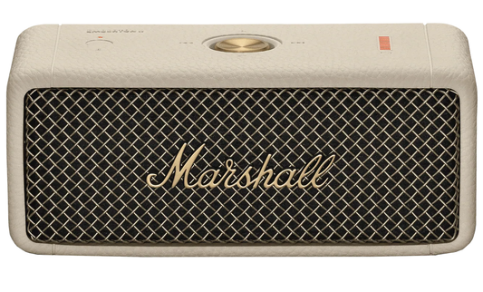 Marshall Emberton II Portable Bluetooth Speaker, 20W, Waterproof, Cream