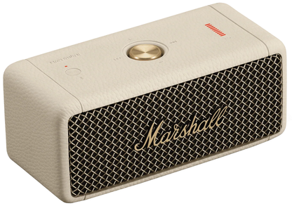 Marshall Emberton II Portable Bluetooth Speaker, 20W, Waterproof, Cream