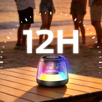 Monster Mag Flux Portable Bluetooth Speaker, 5W, TWS, RGB, Black