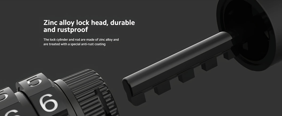 Xiaomi Anti-theft Cable for Electric Scooter, Black BHR6751GL