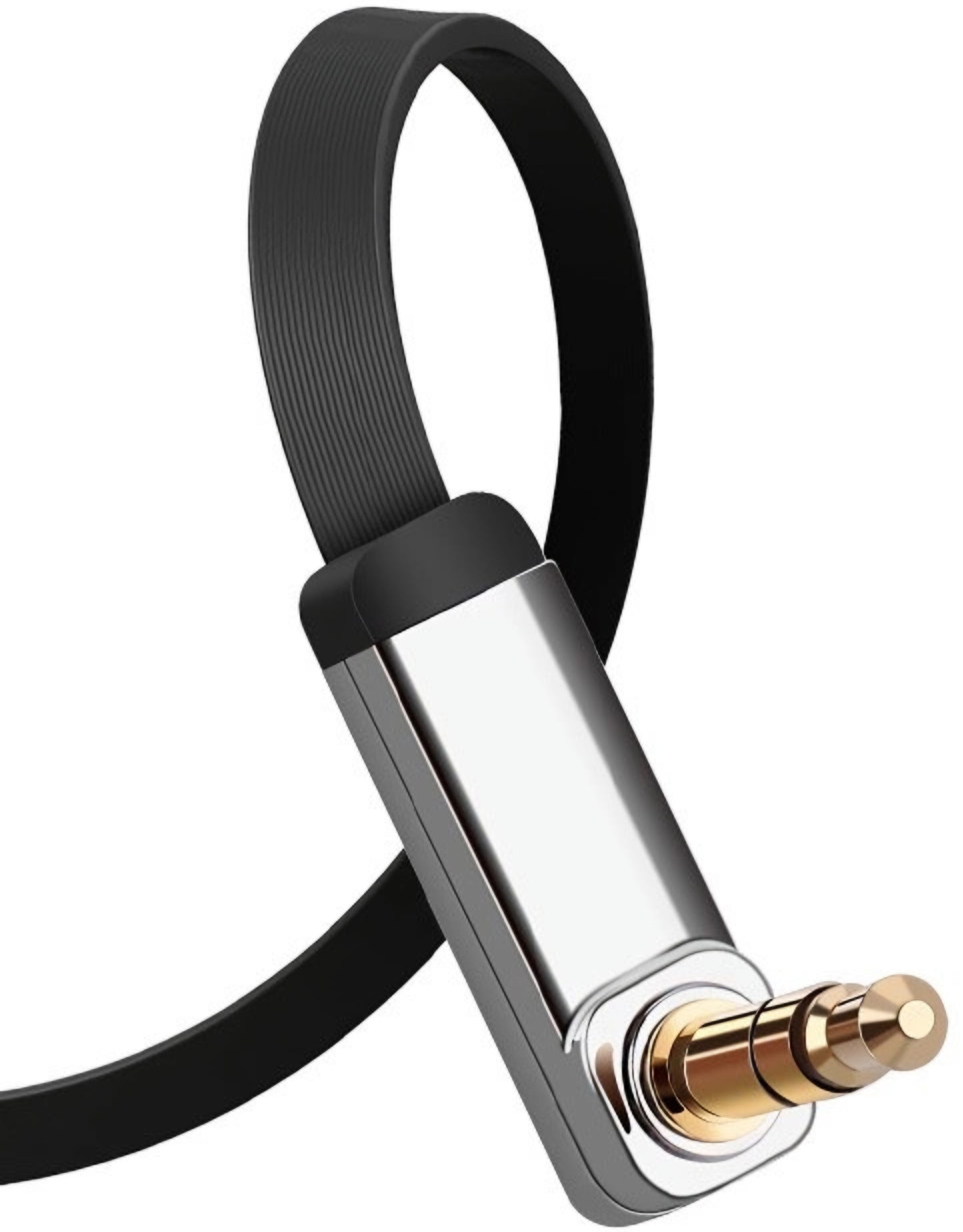 UGREEN AV119 Angled 3.5mm - 3.5mm Audio Cable, 1.5m, Black
