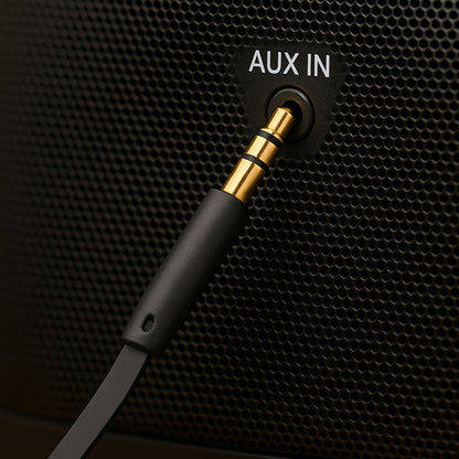 Audio Cable 3.5mm - 3.5mm Fixed, 1m, Black