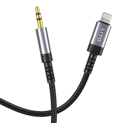 Lightning Audio Cable - 3.5mm Lito LA01L, 1m, Black