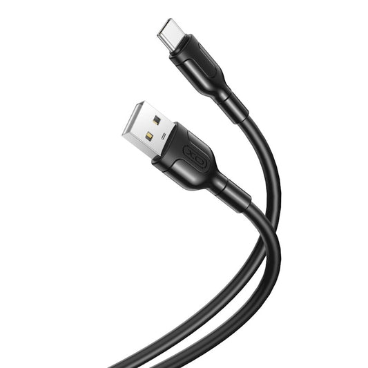 USB-A to USB-C Data and Charging Cable XO Design NB212, 18W, 1m, Black
