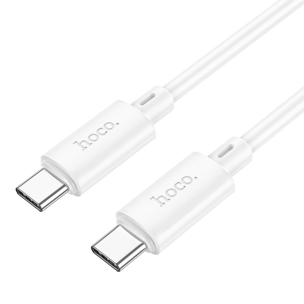 USB-C Data and Charging Cable - USB-C HOCO X88, 60W, 1m, White 