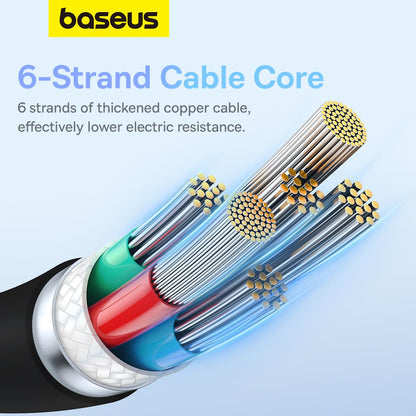 USB-C Data and Charging Cable - USB-C Baseus Pudding, 100W, 1.2m, Black P10355702111-00 