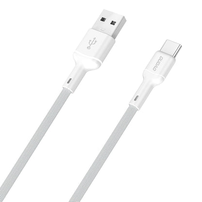 USB-A to USB-C Dudao L9T Data and Charging Cable, 100W, 1m, White