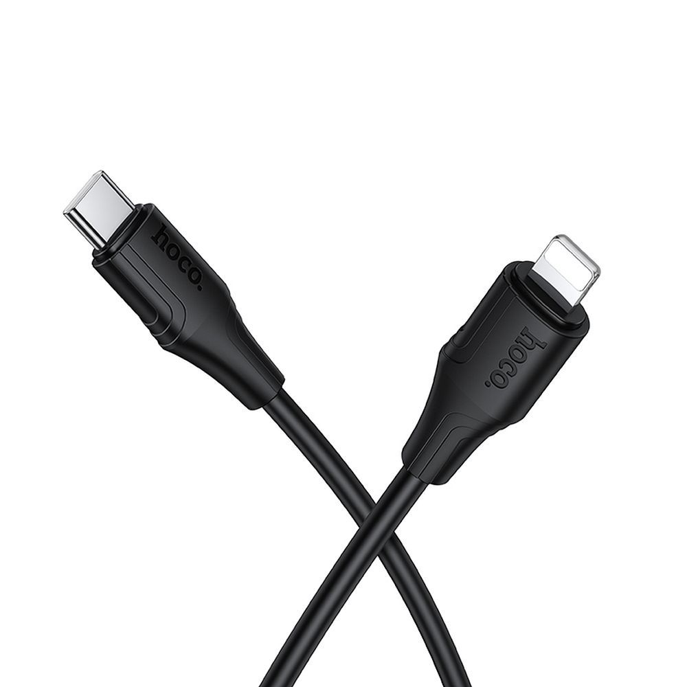 USB-C to Lightning Data and Charging Cable HOCO X124, 27W, 1m, Black