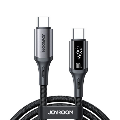 USB-C Data and Charging Cable - USB-C Joyroom S-A60 StarTalk, 100W, 1.2m, Black