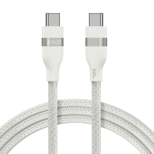 USB-C Data and Charging Cable - USB-C Anker, 240W, 1.8m, White A82E2H22