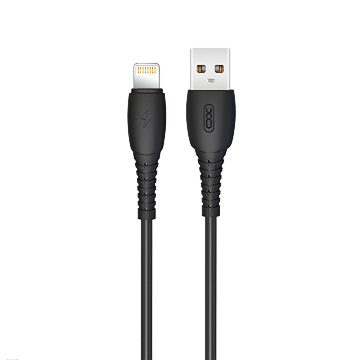 USB-A to Lightning Data and Charging Cable XO Design NB-P163, 18W, 1m, Black