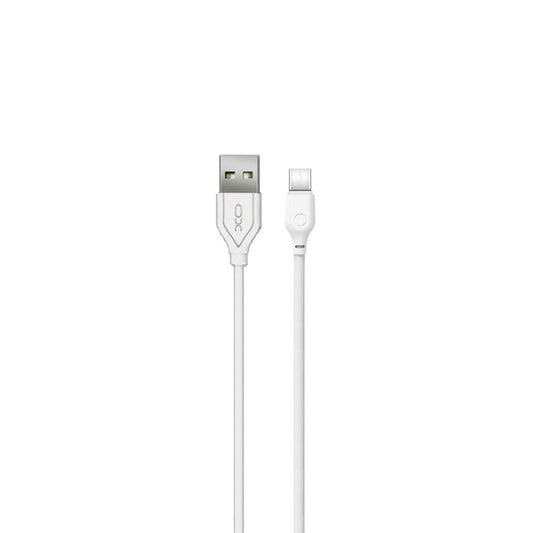 USB-A to USB-C Data and Charging Cable XO Design NB103, 18W, 2m, White