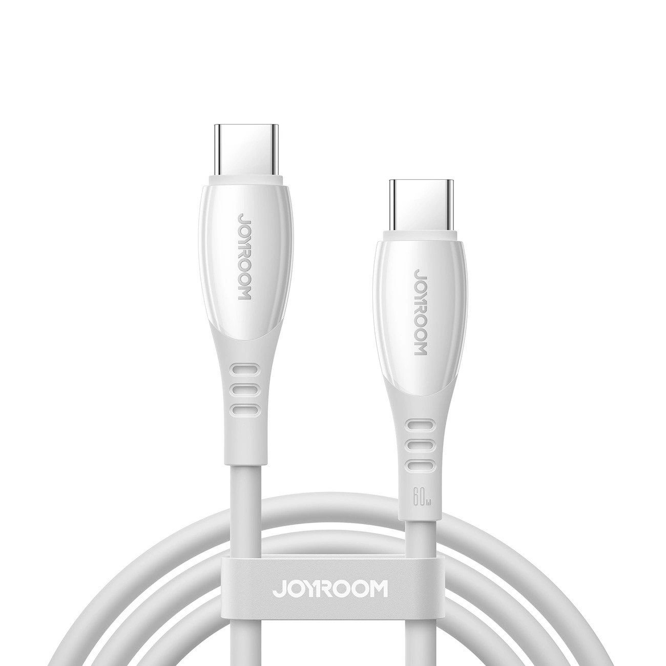 USB-C Data and Charging Cable - USB-C Joyroom S-A59 Vibrant, 60W, 1.2m, White